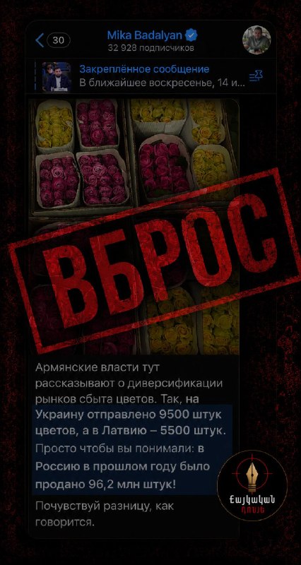 Цветы в теплице Армении, Арагацотнская область, экспорт цветов