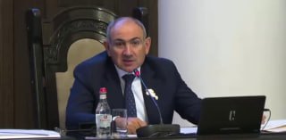 Никол Пашинян во время выступления, Аштарак, Арагацотн