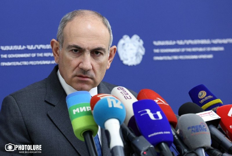 Никол Пашинян выступает с заявлением об инфраструктуре Армении