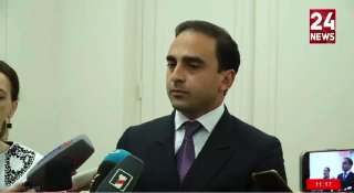 Тигран Авинян выступает с заявлением о выборах в Аштараке