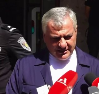 Самвел Карапетян и Норайр Вардеванян на политическом мероприятии в Арагацотне
