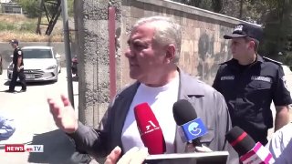 Самвел Карапетян на мероприятии в Аштараке, Арагацотн