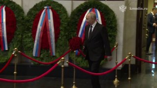 Прощание с экс-министром обороны Сергеем Ивановым в Москве с участием Путина