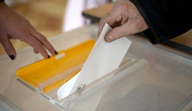 Здание ЦИК в Ереване, где будут подведены итоги выборов в Аштараке