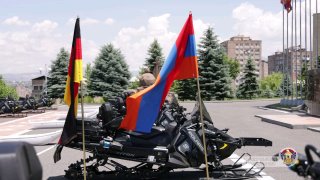 Снегоходы из Германии для армии Армении, поставка в Арагацотн
